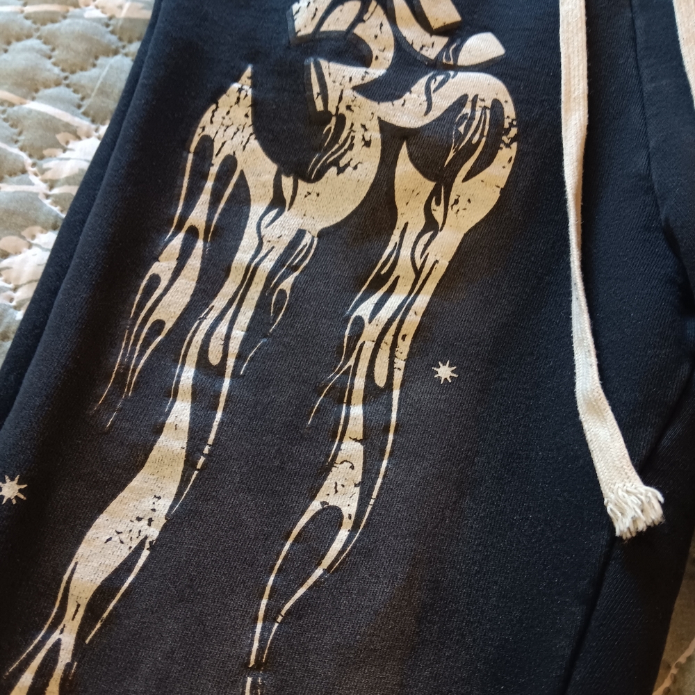 Hellstar Black Graphic Sweatpants - Picture 5 of 6